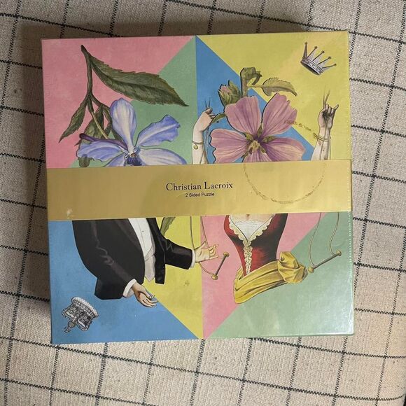 Christian Lacroix Other - Christian Lacroix Let`s Play Double Sided 250 Piece Puzzle Game Collectibles